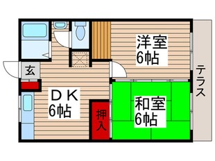 ニューハイツの物件間取画像